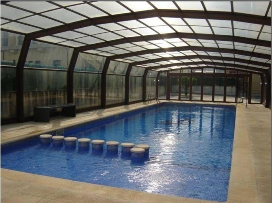 Appartamento Duplex Con Piscina Y Terraza Playa A Rapadoira Foz Esterno foto