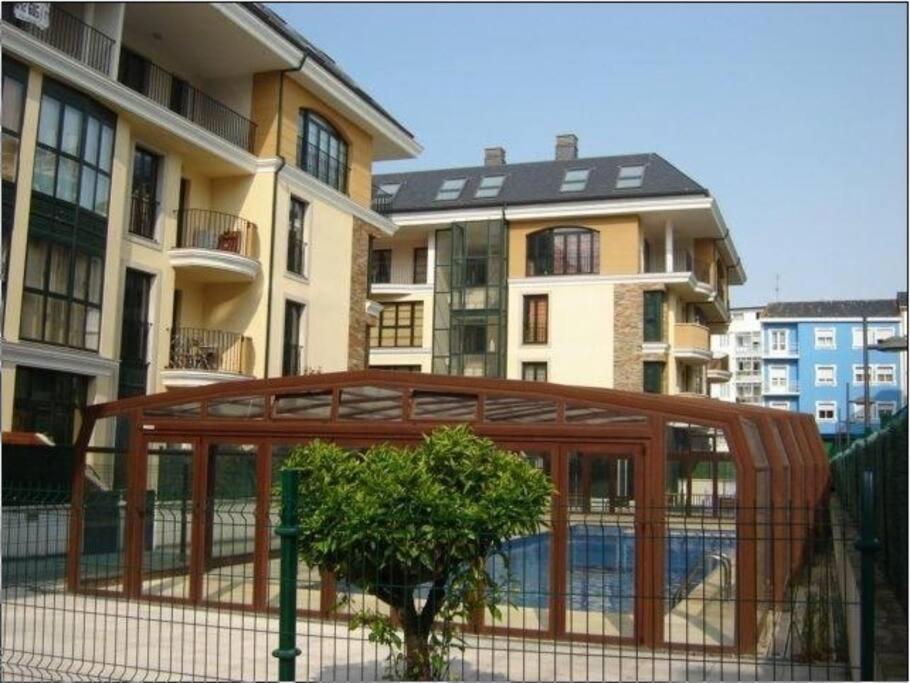 Appartamento Duplex Con Piscina Y Terraza Playa A Rapadoira Foz Esterno foto