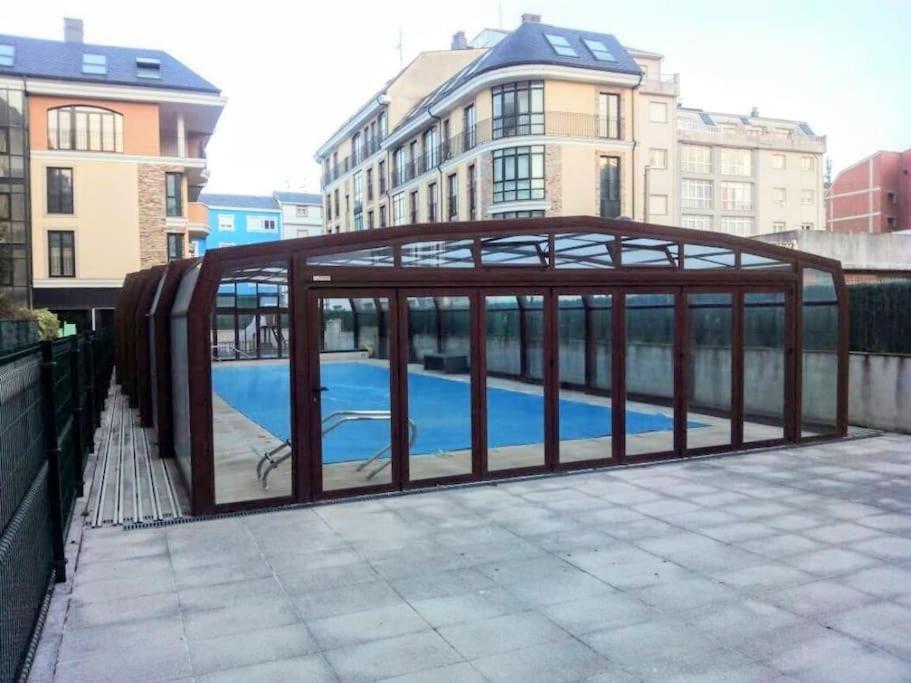 Appartamento Duplex Con Piscina Y Terraza Playa A Rapadoira Foz Esterno foto